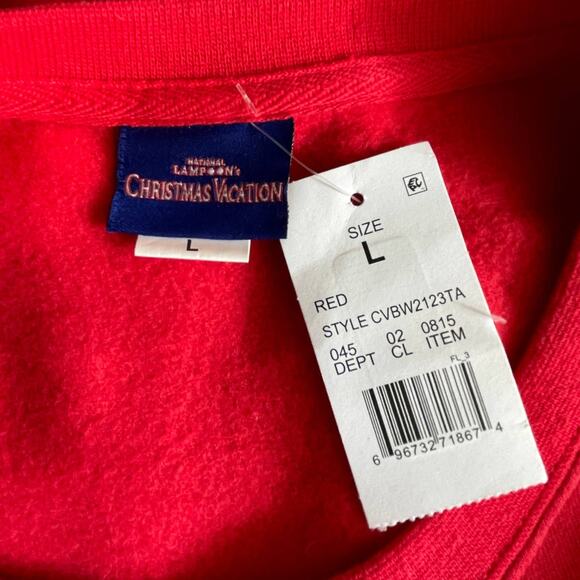 National Lampoon Griswold Family Christmas Sweatshirt Size L NWT - Picture 2 of 4
